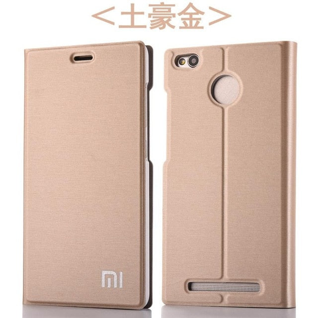 New Arrival For Xiaomi Redmi 3 /3S/3X, Luxury Slim Style Flip Leather Case For Xiaomi Redmi 3s Redmi 3x Redmi 3 Cover Bag - Amzon World