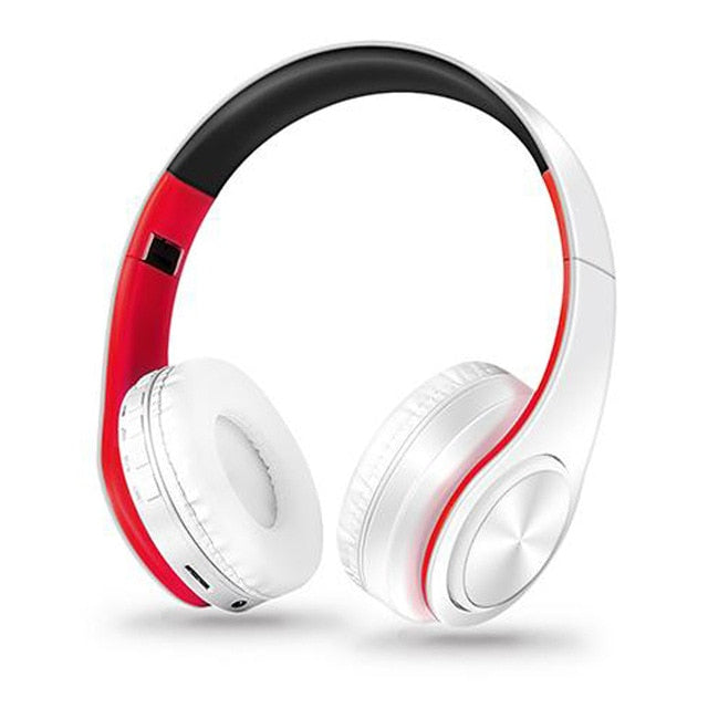 New Portable Wireless Headphones Bluetooth Stereo Foldable Headset Audio Mp3 Adjustable Earphones with Mic for Music - Amzon World