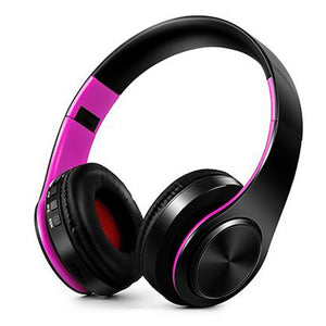 New Portable Wireless Headphones Bluetooth Stereo Foldable Headset Audio Mp3 Adjustable Earphones with Mic for Music - Amzon World