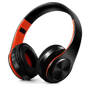 New Portable Wireless Headphones Bluetooth Stereo Foldable Headset Audio Mp3 Adjustable Earphones with Mic for Music - Amzon World