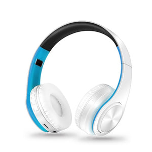 New Portable Wireless Headphones Bluetooth Stereo Foldable Headset Audio Mp3 Adjustable Earphones with Mic for Music - Amzon World