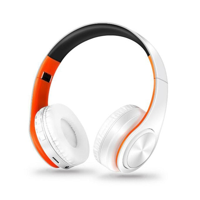 New Portable Wireless Headphones Bluetooth Stereo Foldable Headset Audio Mp3 Adjustable Earphones with Mic for Music - Amzon World