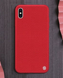 Nillkin Synthetic fiber Carbon PP Plastic Back Cover for iPhone X/Xs / Xs Max /Xr case cover ultra slim for iPhone 5.8''/6.5/6.1 - Amzon World