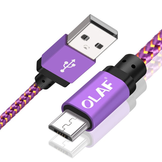 Micro USB Cable 1m 2m 3m Fast Charge USB Data Cable for Samsung S6 S7 Xiaomi 4X LG Tablet - Amzon World