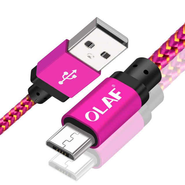 Micro USB Cable 1m 2m 3m Fast Charge USB Data Cable for Samsung S6 S7 Xiaomi 4X LG Tablet - Amzon World
