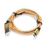 Micro USB Cable 1m 2m 3m Fast Charging Nylon USB Sync Data Mobile Phone Android Adapter Charger Cable for Samsung Cable - Amzon World
