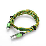 Micro USB Cable 1m 2m 3m Fast Charging Nylon USB Sync Data Mobile Phone Android Adapter Charger Cable for Samsung Cable - Amzon World