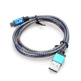 Micro USB Cable 1m 2m 3m Fast Charging Nylon USB Sync Data Mobile Phone Android Adapter Charger Cable for Samsung Cable - Amzon World
