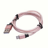 Micro USB Cable 1m 2m 3m Fast Charging Nylon USB Sync Data Mobile Phone Android Adapter Charger Cable for Samsung Cable - Amzon World