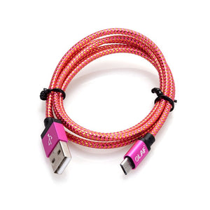 Micro USB Cable 1m 2m 3m Fast Charging Nylon USB Sync Data Mobile Phone Android Adapter Charger Cable for Samsung Cable - Amzon World