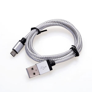Micro USB Cable 1m 2m 3m Fast Charging Nylon USB Sync Data Mobile Phone Android Adapter Charger Cable for Samsung Cable - Amzon World