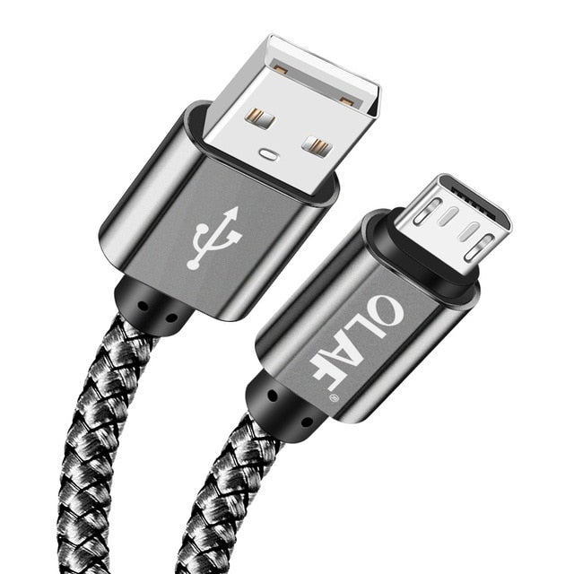 Micro USB Cable 2.4A Fast Charging 1M 2M 3M USB Charger Data Cable For Samsung Xiaomi Microusb Android Mobile Phone Cables - Amzon World