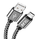 Micro USB Cable 2.4A Fast Charging 1M 2M 3M USB Charger Data Cable For Samsung Xiaomi Microusb Android Mobile Phone Cables - Amzon World