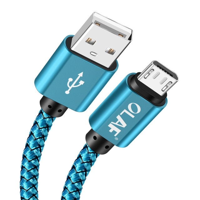Micro USB Cable 2.4A Fast Charging 1M 2M 3M USB Charger Data Cable For Samsung Xiaomi Microusb Android Mobile Phone Cables - Amzon World