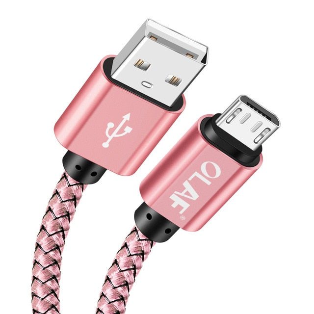 Micro USB Cable 2.4A Fast Charging 1M 2M 3M USB Charger Data Cable For Samsung Xiaomi Microusb Android Mobile Phone Cables - Amzon World