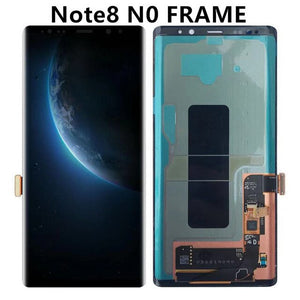 ORIGINAL 6.3'' SUPER AMOLED LCD with frame for SAMSUNG GALAXY Note 8 Note8 Display Touch Screen Digitizer Assembly - Amzon World