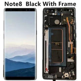 ORIGINAL 6.3'' SUPER AMOLED LCD with frame for SAMSUNG GALAXY Note 8 Note8 Display Touch Screen Digitizer Assembly - Amzon World
