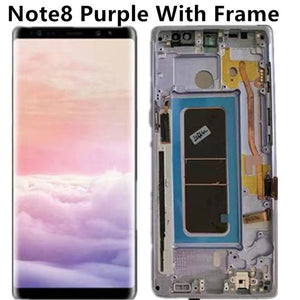 ORIGINAL 6.3'' SUPER AMOLED LCD with frame for SAMSUNG GALAXY Note 8 Note8 Display Touch Screen Digitizer Assembly - Amzon World