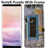 ORIGINAL 6.3'' SUPER AMOLED LCD with frame for SAMSUNG GALAXY Note 8 Note8 Display Touch Screen Digitizer Assembly - Amzon World