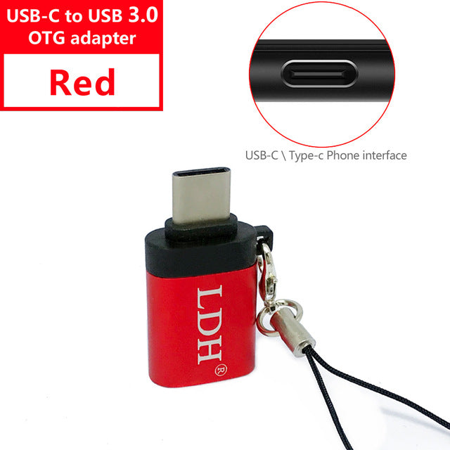 OTG type-c usb c adapter micro type c usb-c 3.1 usb 3.0 Charge Data Converter for samsung s8 s9 note 8 huawei sony one plus usbc - Amzon World