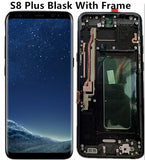 Original Burn-Shadow LCD For Samsung S8 G950 G950U G950F S8 Plus G955 G955F Display Touch Screen Digitizer Assembly With Frame - Amzon World