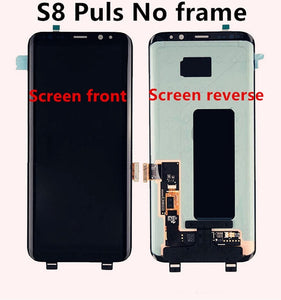 Original Burn-Shadow LCD For Samsung S8 G950 G950U G950F S8 Plus G955 G955F Display Touch Screen Digitizer Assembly With Frame - Amzon World
