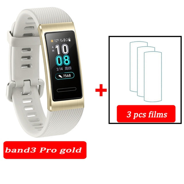 Original Huawei Band 3 pro Smart Bracelet band 3 GPS Waterproof Color touch screen Heart Rate Sleep Snap Smart Wristband - Amzon World