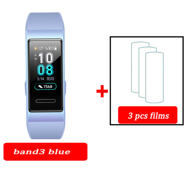 Original Huawei Band 3 pro Smart Bracelet band 3 GPS Waterproof Color touch screen Heart Rate Sleep Snap Smart Wristband - Amzon World