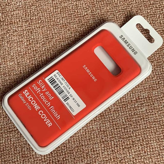 Original Samsung Galaxy S10 Plus Liquid Silicone Case Silky Soft-Touch Shell Cover For Galaxy S10 Lite/S10E  With Box - Amzon World