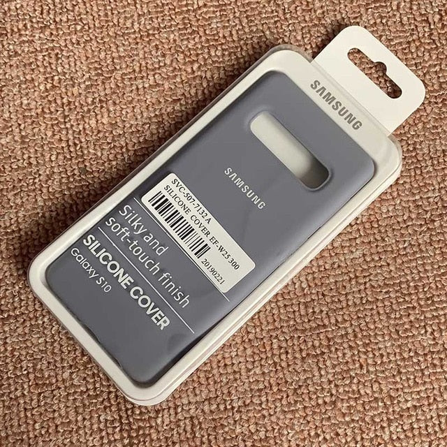 Original Samsung Galaxy S10 Plus Liquid Silicone Case Silky Soft-Touch Shell Cover For Galaxy S10 Lite/S10E  With Box - Amzon World