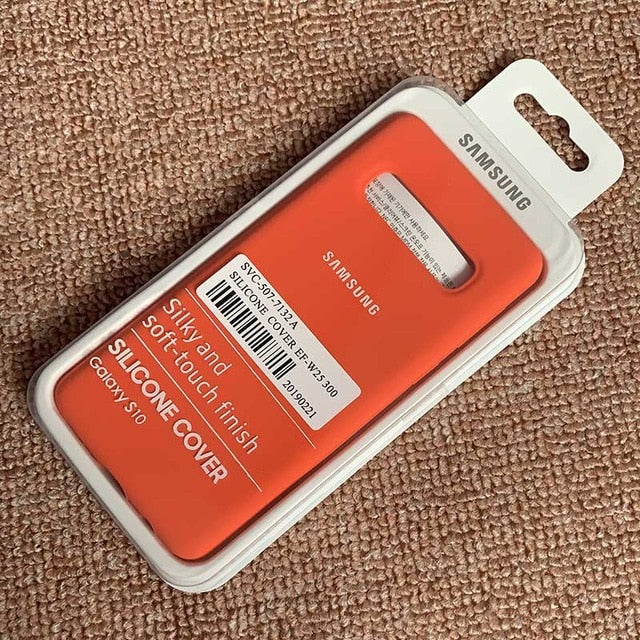 Original Samsung Galaxy S10 Plus Liquid Silicone Case Silky Soft-Touch Shell Cover For Galaxy S10 Lite/S10E  With Box - Amzon World