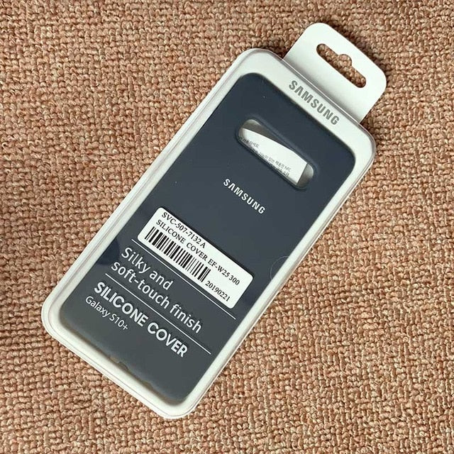 Original Samsung Galaxy S10 Plus Liquid Silicone Case Silky Soft-Touch Shell Cover For Galaxy S10 Lite/S10E  With Box - Amzon World