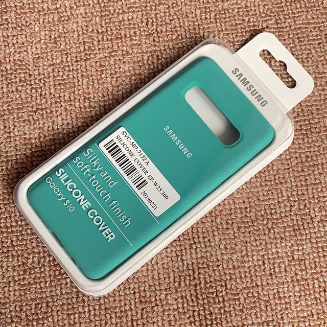 Original Samsung Galaxy S10 Plus Liquid Silicone Case Silky Soft-Touch Shell Cover For Galaxy S10 Lite/S10E  With Box - Amzon World