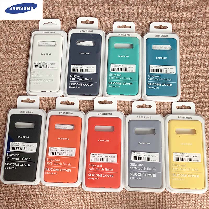 Original Samsung Galaxy S10 Plus Liquid Silicone Case Silky Soft-Touch Shell Cover For Galaxy S10 Lite/S10E  With Box - Amzon World