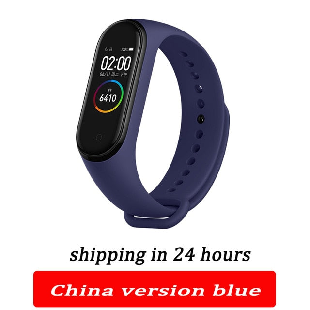 Original XiaoMi  Mi Band 4 Smart Wristband Fitness Bracelet MiBand Band 4 Heart Rate Time Big Touch Screen  Message Smartband - Amzon World