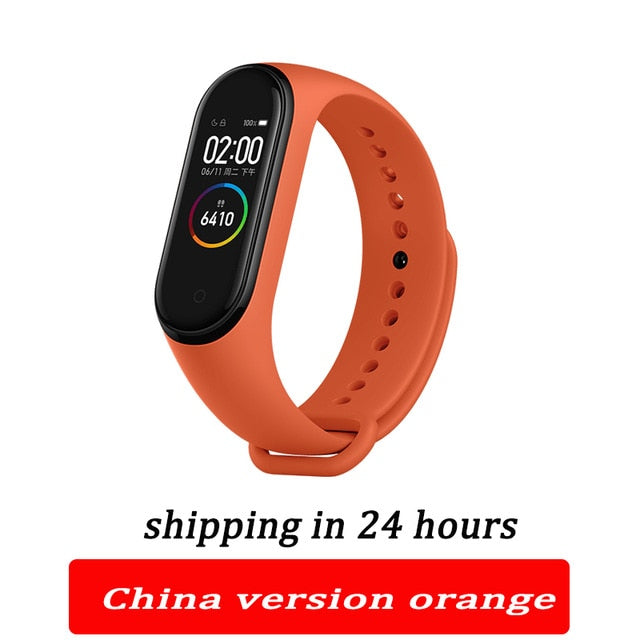 Original XiaoMi  Mi Band 4 Smart Wristband Fitness Bracelet MiBand Band 4 Heart Rate Time Big Touch Screen  Message Smartband - Amzon World