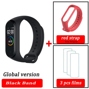 Original XiaoMi  Mi Band 4 Smart Wristband Fitness Bracelet MiBand Band 4 Heart Rate Time Big Touch Screen  Message Smartband - Amzon World