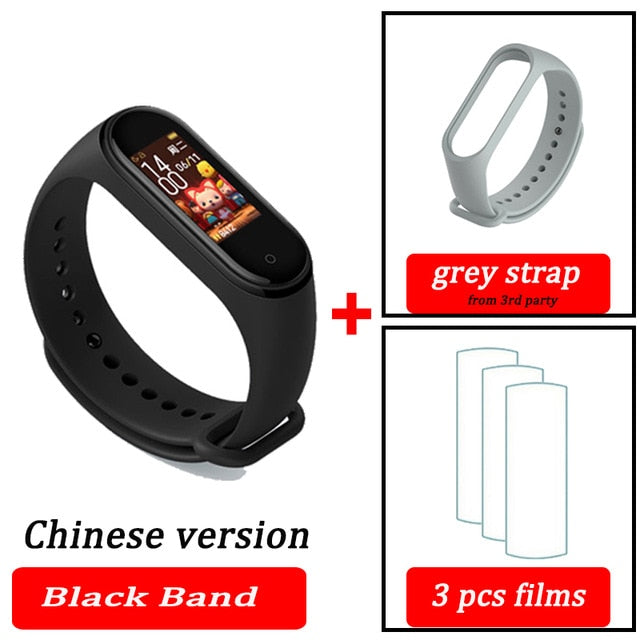 Original XiaoMi  Mi Band 4 Smart Wristband Fitness Bracelet MiBand Band 4 Heart Rate Time Big Touch Screen  Message Smartband - Amzon World