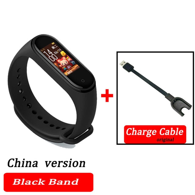 Original XiaoMi  Mi Band 4 Smart Wristband Fitness Bracelet MiBand Band 4 Heart Rate Time Big Touch Screen  Message Smartband - Amzon World