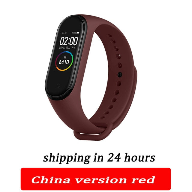 Original XiaoMi  Mi Band 4 Smart Wristband Fitness Bracelet MiBand Band 4 Heart Rate Time Big Touch Screen  Message Smartband - Amzon World