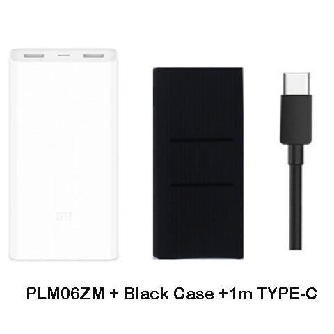 Original Xiaomi Power Bank 20000mAh 2C External Battery portable charging Dual USB QC3.0Mi 20000 mAh Powerbank charger for phone - Amzon World