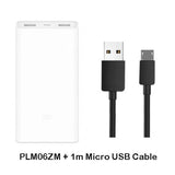 Original Xiaomi Power Bank 20000mAh 2C External Battery portable charging Dual USB QC3.0Mi 20000 mAh Powerbank charger for phone - Amzon World