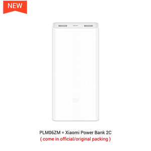 Original Xiaomi Power Bank 20000mAh 2C Portable Charger Support QC3.0 Dual USB Mi External Battery Bank 20000 for Mobile Phones - Amzon World