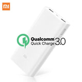 Original Xiaomi Power Bank 20000mAh 2C Portable Charger Support QC3.0 Dual USB Mi External Battery Bank 20000 for Mobile Phones - Amzon World