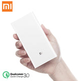 Original Xiaomi Power Bank 20000mAh Portable Charger for iPhone Xiaomi External Battery Support Dual USB QC 3.0 power Bank 20000 - Amzon World