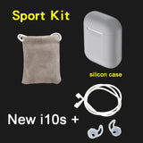Original i10s tws 1:1 Wireless Bluetooth headsets 5D bass pk i10tws w1 chip for iPhone Android tws i10 - Amzon World