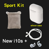 Original i10s tws 1:1 Wireless Bluetooth headsets 5D bass pk i10tws w1 chip for iPhone Android tws i10 - Amzon World
