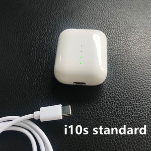 Original i10s tws 1:1 Wireless Bluetooth headsets 5D bass pk i10tws w1 chip for iPhone Android tws i10 - Amzon World
