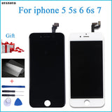 Ovsnovo AAA+++ Quality For iPhone 5 5s 6 6s 7  LCD Display Touch Screen Assembly 100% Brand New tempered glass+Tools - Amzon World