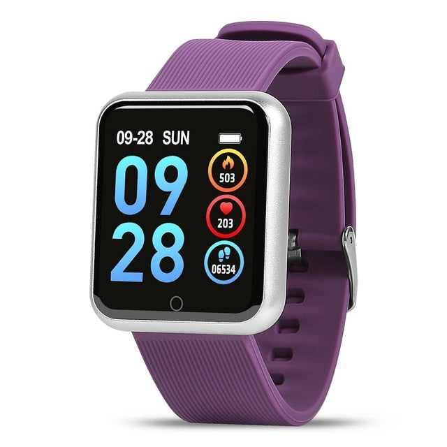 P68 Smart Watch Men Women 2019 Blood Pressure Blood Oxygen Heart Rate Monitor Sports Tracker Smartwatch IP68 Connect IOS Android - Amzon World
